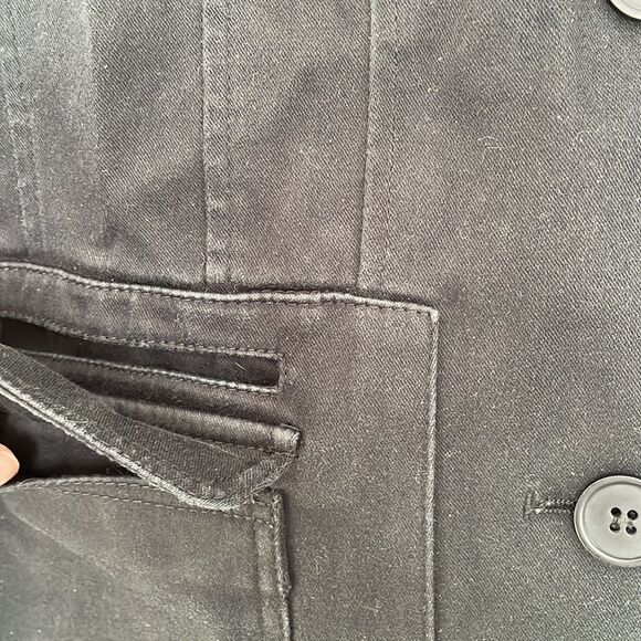 Steilmann Black Fitted Blazer 100% Polyester Size 6 - Picture 6 of 12